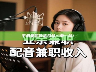 石嘴山手机兼职致富日结一单一结！